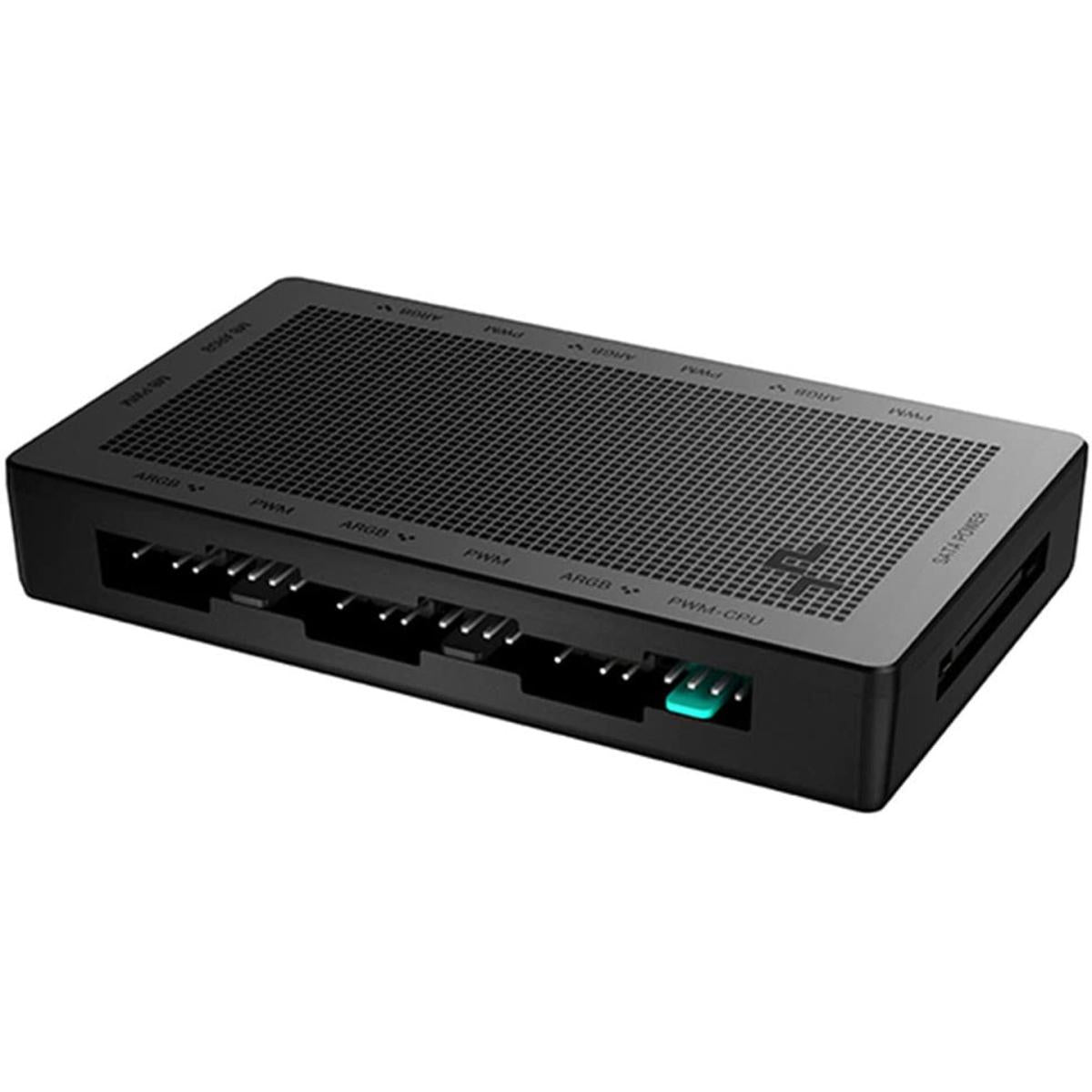 Deepcool Sc790 2 In 1 Pwm & Argb Hub 6ports X 4pin Pwm Fan Ports & 6ports X 3pin Addressable Rgb Ports