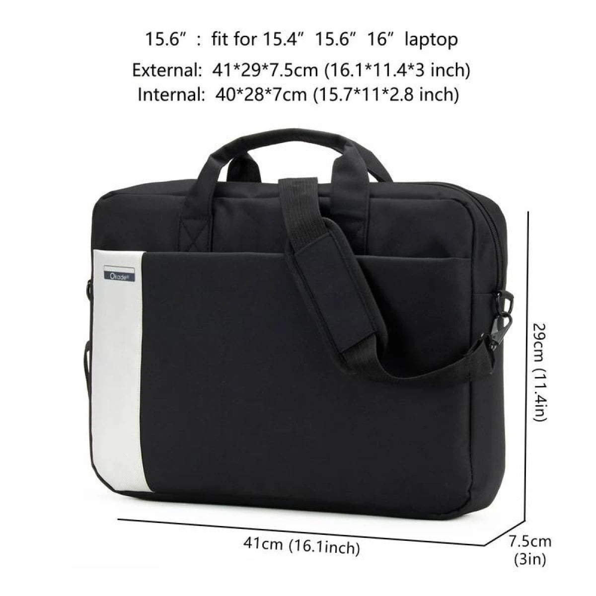 Okade T57 Laptop Bag - For 15.6 inch | Black Okade T57 Laptop Bag - For 15.6 inch | Black
