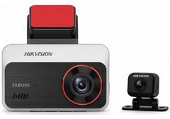Hikvision AE-DC2328-C200S (2CH) - Dual-Channel Dash Camera, 1080P Front + Rear, Wi-Fi, G-Sensor, IPS Display