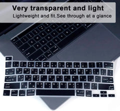 COVER FOR MACBOOK KEYBOARD WITH ARABIC LANGUAGE A2289 - A2251 - A2338 - A2141 TOUCH BAR