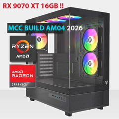 Am4 26 as Gaming Pc Build || Amd Ryzen 5 9600x 6 Core Sapphire Pulse Amd Radeon Rx 9070 Xt 16gb Gaming Oc Gddr6 Graphics Card