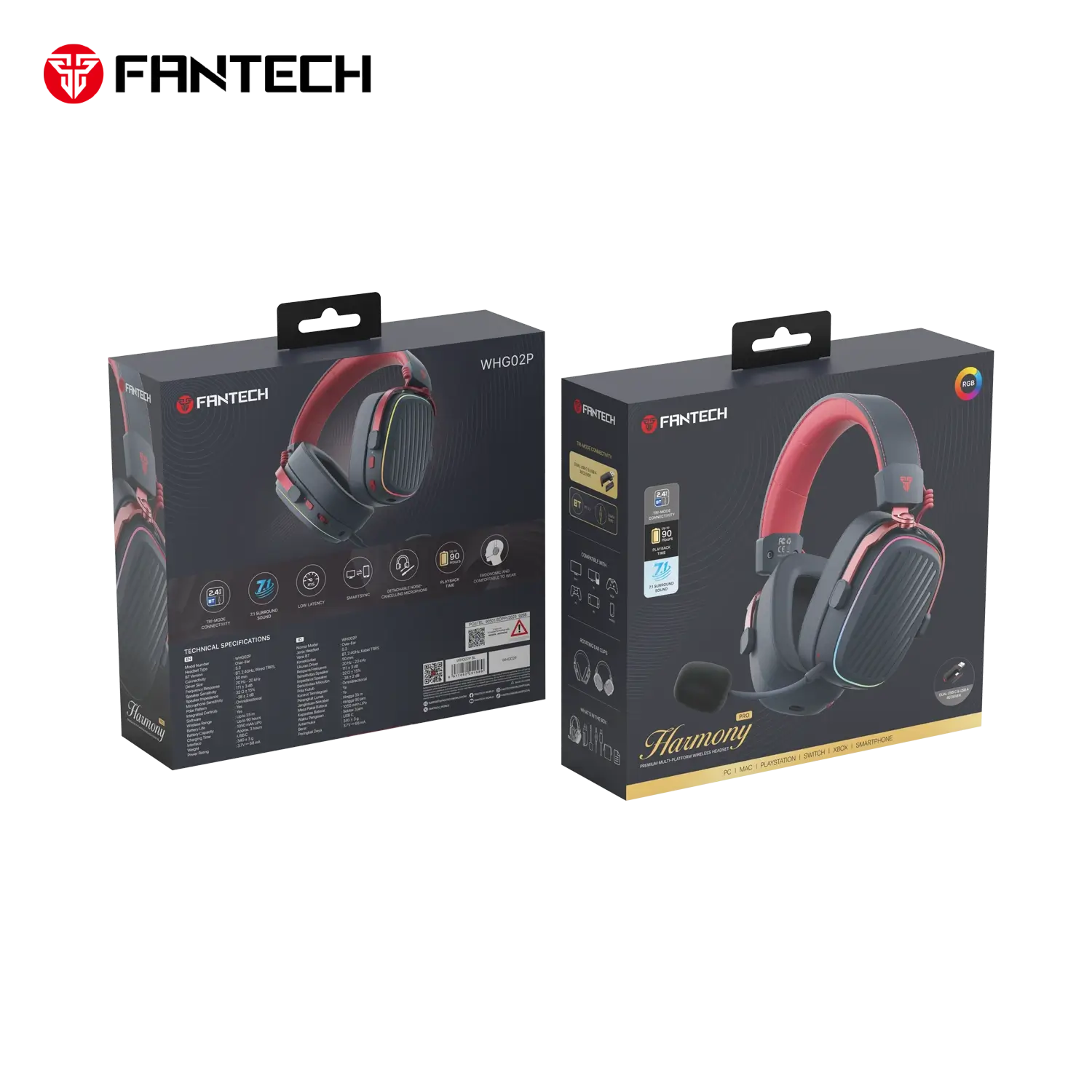 Fantech Whg02p Harmony Pro Wireless Gaming Headset Fantech Whg02p Harmony Pro Wireless Gaming Headset