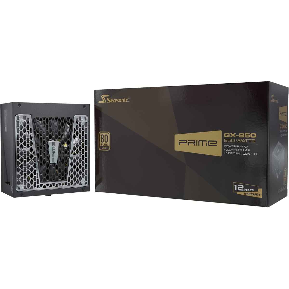 Seasonic Prime Gx 850 850w 80+ Gold Full Modular Fan Control In Fanless Silent & Cooling Mode Seasonic Prime Gx 850 850w 80+ Gold Full Modular Fan Control In Fanless Silent & Cooling Mode
