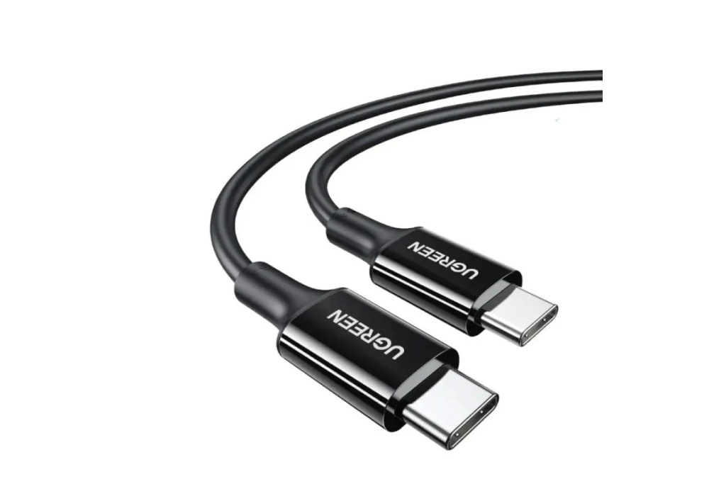 UGREEN USB-C to USB-C 2.0 100W 5A PD 3.0 Fast Charging Cable for Laptop - Black 2M (US300)