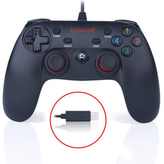 REDRAGON SATURN G807 Wired PC Game Controller Joystick Dual Vibration Saturn For PC,PS3,Playstation,Android