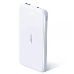 Ugreen Pb200 10000mah Ultra Slim Two Way Fast Charging 20w Power Bank White - CompuMe