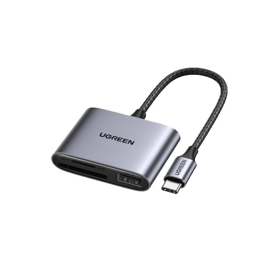 Ugreen 80798 USB-C to SD/TF + USB 2.0 Card Reader