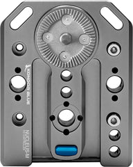 Adapter Plate for Tilta Nucleus-M | Built-in NATO Rail, 60-Tooth ARRI-Style Rosette, Integrated Strap Loops, Multiple 1/4-20 and 3/8-16 Mounting Points, 12+ Rigging Options | Gray
