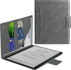 Premium PU Leather for Remarkable 2 Case with Pen Holder, Compatible with Remarkable 2 Tablet 10.3"（2020 - Slim Folio Cover, Folder Design, Business Protective Remarkable 2 Folio, Grey