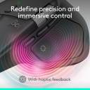 Logitech MX Master 4 Wireless Mouse, 8K DPI Darkfield Sensor, MagSpeed Scroll & Thumb Wheel, Haptic Sense Feedback, Bluetooth & Logi Bolt, USB-C Fast Charging, Pale Grey