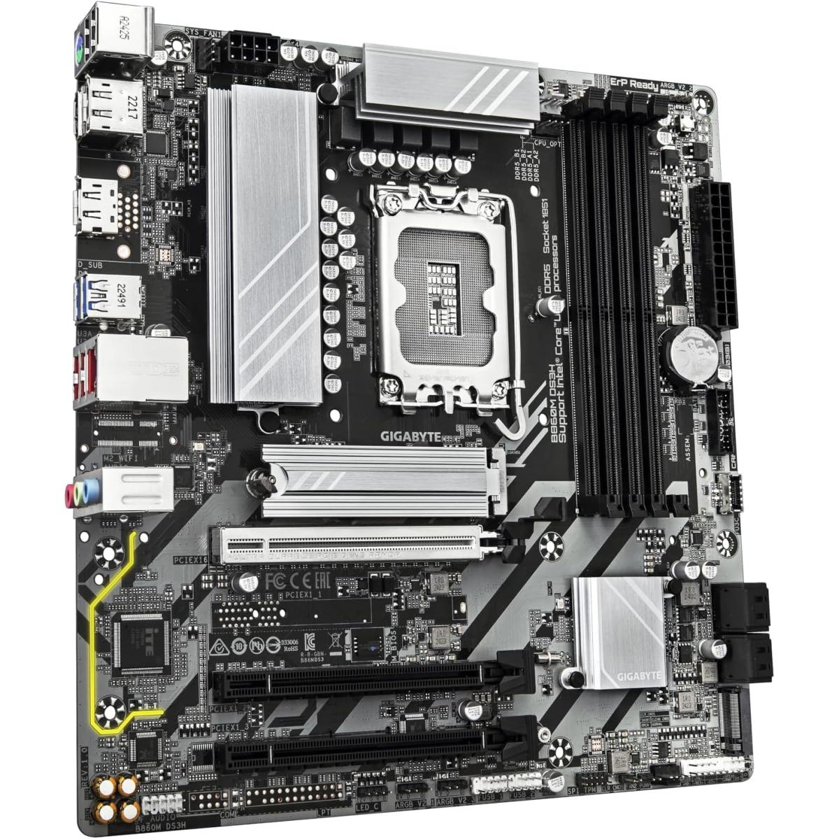 GIGABYTE PCIe motherboard for desktop computer builds