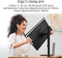 ZenScreen 22” (21.5 viewable) 1080P Portable Monitor (MB229CF) – Full HD, IPS, 100Hz, USB-C PD 60W, Speakers, Carrying Handle, Kickstand, C-clamp Arm, Partition Hook, Subwoofer, 3 yr Warranty
