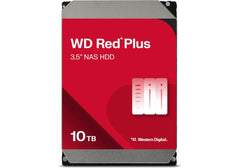 Western Digital 10TB WD Red Plus NAS Internal Hard Drive HDD - 7200 RPM, SATA 6 Gb/s, CMR, 256 MB Cache, 3.5" - WD101EFBX