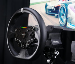 MOZA R5 Wheel and Pedals Kit Racing Simulator 5.5Nm Direct Drive Wheelbase,Unbeatable Rigid & Durable 11-Inch ES Racing Wheel SR-P Lite Dual Pedal and Desk Clamp All-in-One ,And MOZA HGP Racing Shifter