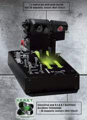 THRUSTMASTER F/A-18C Hornet Flight Stick Add-On and HOTAS Warthog Dual Throttles | Realistic Flight Simulator Controls