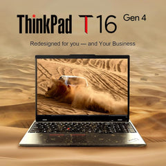 Lenovo ThinkPad T16 Gen 4 16” WUXGA IPS Display, Intel Ultra 7-255U (Beats i7-1355U), 32GB DDR5, 1TB NVMe, Webcam, WiFi 6E + BT, RJ-45, Backlit KB, FP Reader, W11P, Business Laptop