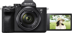 a7 IV Mirrorless Full Frame Camera Body with 28-70mm F3.5-5.6 Lens Kit ILCE-7M4K/B | Official Sony USA Partner Model | Bundle with Deco Gear Photography Case + Tripod + Extra Battery + Charger