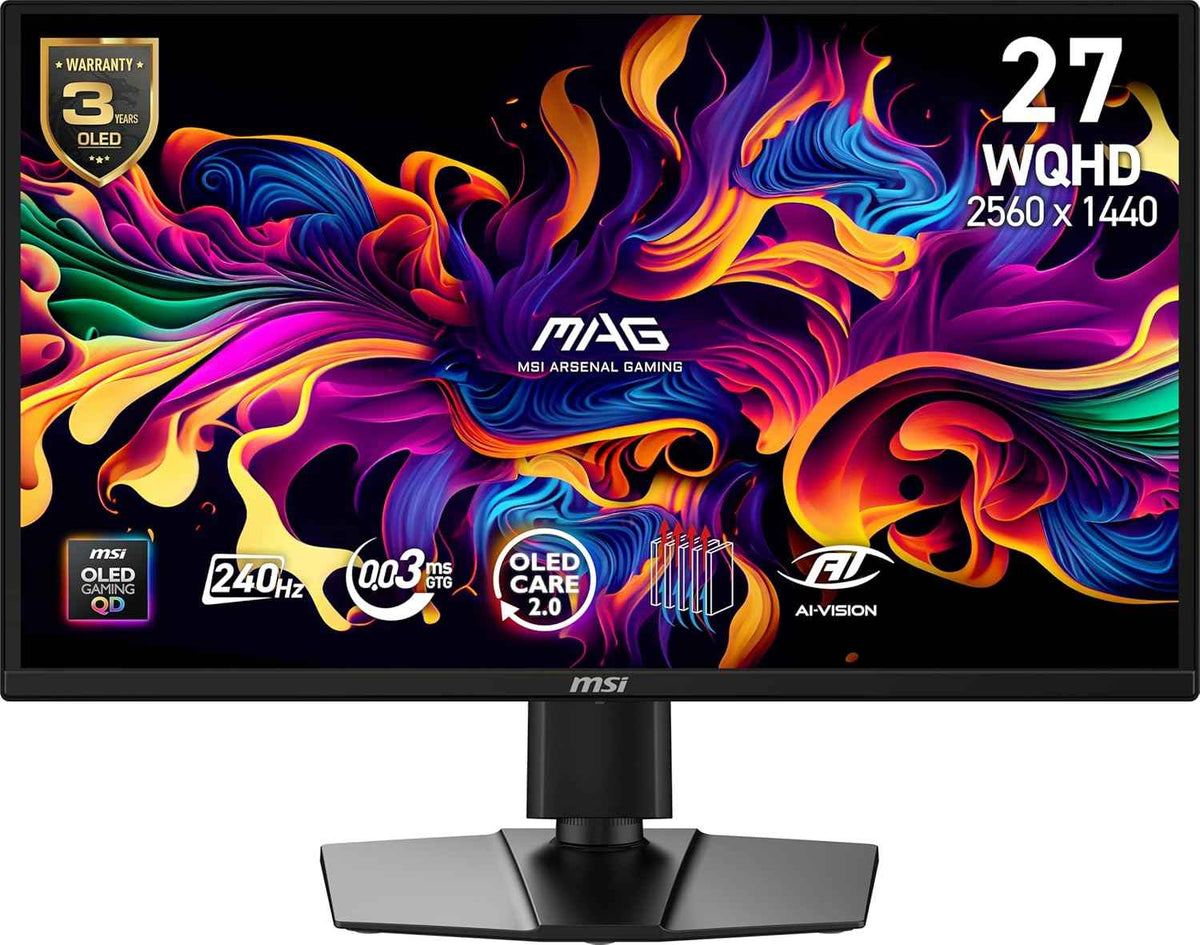MAG 272QP QD - OLED X24 27 - Inch WQHD Gaming Monitor