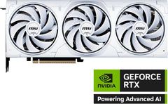 Gaming RTX 5080 16G Ventus 3X OC White Graphics Card (16GB GDDR7, 256-bit, Extreme Clock TBD MHz, DisplayPort x 3 2.1a, HDMI 2.1b, NVIDIA Blackwell Architecture)