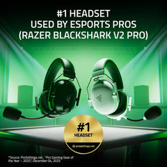 Razer BlackShark V2 Pro Wireless Xbox Gaming Headset: 50mm Drivers - Super Wideband Mic - Noise Isolating Earcups - for Xbox, PS5, Nintendo Switch 2, PC, Mac - Bluetooth, USB-C - 70hr Battery - Black