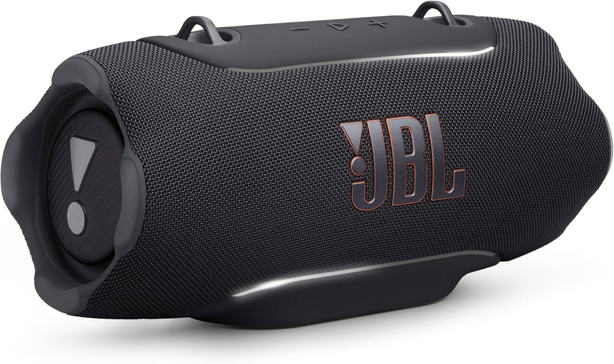 Xtreme 5 - Portable Waterproof Speaker with Massive Legendary JBL Sound, Ambient Edge Lighting, Convenient Shoulder Strap, Supports Lossless USB-C Audio, Built-in powerbank & Auracast™ (Black)
