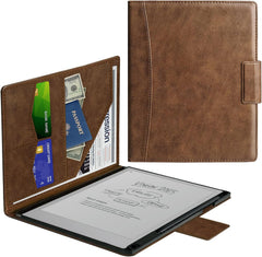 Premium PU Leather for Remarkable 2 Case with Pen Holder, Compatible with Remarkable 2 Tablet 10.3"（2020 - Slim Folio Cover, Folder Design, Business Protective Remarkable 2 Folio, Brown