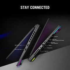 ASUS RGB NVMe PCIe laptop for portable computing