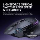 Logitech G502 X Plus Wireless Gaming Mouse, Lightspeed Wireless Connectivity, 8 Zone RGB Lighting, HERO 25K Sensor, 25600dpi Resolution, 40G2 Acceleration, USB-C, 120H Battery Life, Black