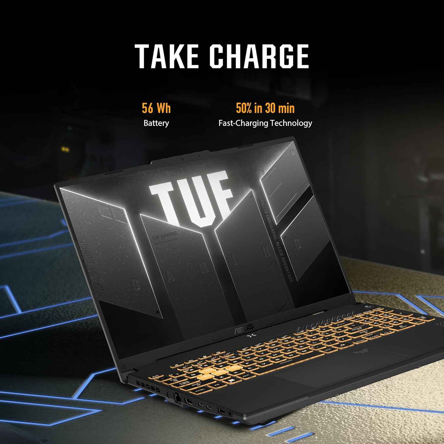 TUF Gaming Level 16 PCIe laptop for portable computing