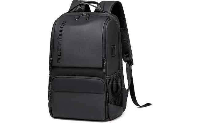 Arctic Hunter Premium Backpack Water Resistant Built-in USB Headphone Jack Laptop Daypack for Men and Women, Black , B00532