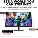 HP OMEN 24 Gaming Monitor, 23.8 Inch, 1920 x 1080 (FHD), IPS, Flat, 165Hz, 1ms, 300 nits, 99% sRGB, 1000:1, FreeSync Premium, DisplayPort and 2x HDMI 2.0, Eyesafe certified, Black - 780D9AS