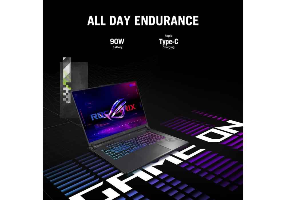 Laptop ASUS ROG Strix G16 Core I7-13650HX 13th Generation RTX 4060 8GB DDR6 16GB DDR5, 512GB SSD, 16-INCH FHD+ WUXGA, 165HZ 2023 - Black