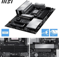 AMD Ryzen 9 9900X CPU Processor with MSI PRO X870E-P WiFi Motherboard (ATX, AM5, DDR5, PCIe 5.0 x16, M.2 Gen5, Wi-Fi 7)