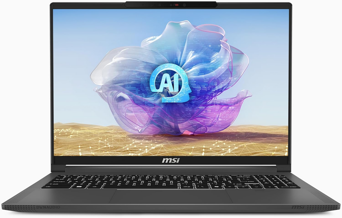 MSI Creator A16 AI+ Copilot+ AMD Ryzen AI 9 365 50 NPU TOPS, NVIDIA GeForce RTX 4060 8GB, 16" QHD+ 240Hz Aluminum LightWeight - Lunar Gray