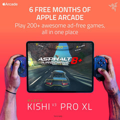 Razer Kishi V3 Pro XL Gaming Controller for iPad & Android Tablets up to 13": Full Sized TMR Thumbsticks - Dual Back Buttons - Wired & Remote Play for PC - HD Haptics - 6 Free Months of Apple Arcade