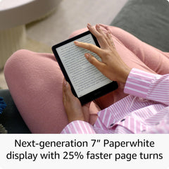 Kindle Paperwhite Bundle: Includes, Amazon Kindle Paperwhite Signature Edition 32GB | Jade, Plant-Based Leather Cover & Wireless Charging Dock | Jade