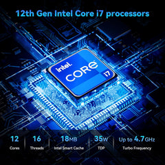 ASUS NUC 12 Pro, for Intel NUC 12 Pro Business Mini Desktop Computer, Intel Core i7-1260P(12C/16T, Up to 4.7GHz) Mini PC, 32GB DDR4 RAM 1TB PCIe 4.0 NVMe SSD, 8K/HDR/WiFi 6E/BT5.3/Windows 11 Pro