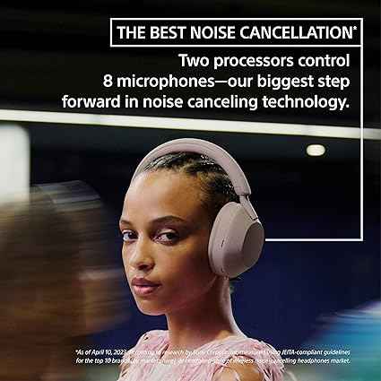 Golden Connector WH - 1000XM5 wireless Bluetooth headset for computer setup