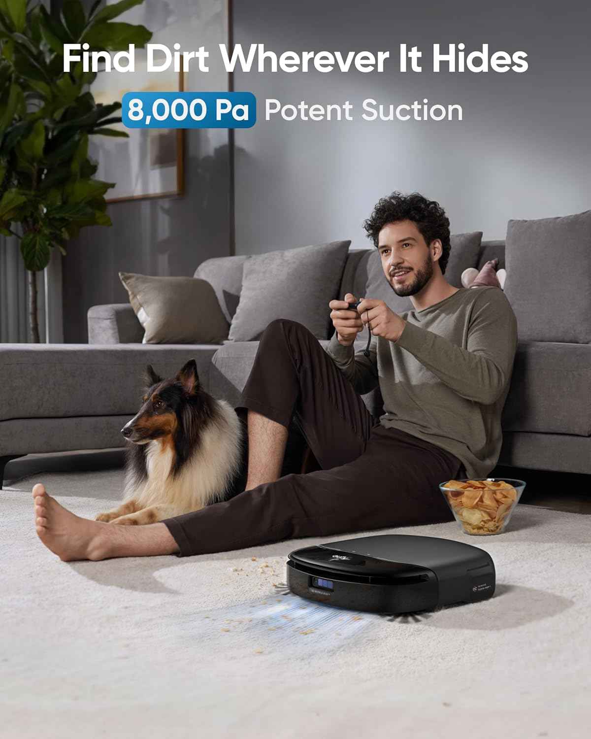 Anker Eufy Robot Omni S1 PRO ,Vacuum and Mop Combo,Self-Emptying