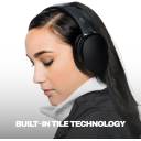 Skullcandy Hesh ANC Wireless Over-Ear Bluetooth Headphones, Active Noise Cancelling, Up to 22 Hrs Battery, Foldable Lightweight Design, Microphone for iPhone Android - True Black