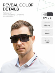 Replacement Lenses Compatible with Ray-Ban Meta Wayfarer RW4008 53mm / Gen 2 RW4012 53mm Smart Glasses, HD Polarized