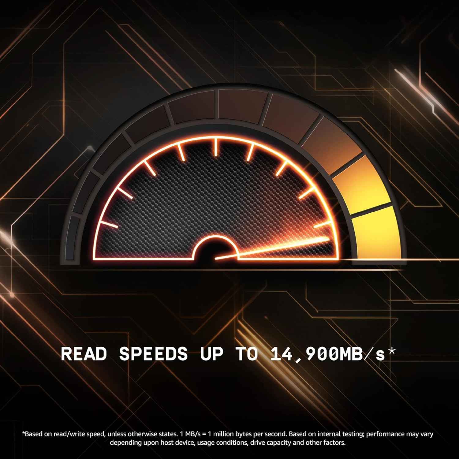 WD_Black SN8100 8TB NVMe SSD with Heatsink - PCIe 5.0x4, M.2 2280, Up to 14,900MB/s Read Speed, up to 11,000MB/s Write Speed, Best for AI Applications, Gaming, and Video Editing - WDS800T1XHM