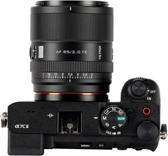 AF 85mm F2.0 EVO FE Full Frame Lens for Sony E Mount, 85mm f/2 Auto Focus Prime STM Portrait Lens, Compatible with Sony E-Mount Cameras a7III a7IV a7RV A7CR FX3 ZV-E10 a6700 a6600 a6500 a6400