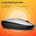HP 240 Bluetooth® Mouse, Lock On with Bluetooth® 5.1 Wireless connectivity, Super Accurate Tracking at 1600 DPI, Sleek ambidextrous Design with Three Buttons and a Scroll Wheel