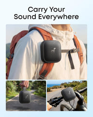 Boom 2 Outdoor Speaker Boom Go 3i Portable Bluetooth Speaker by Anker (Bundle)