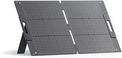 100W Solar Panel for Solar Generator EB3A AC2A AC50B AC70 AC180 AC200L Elite 200 V2 AC300 B300K Handsfree 1 & 2, Foldable Solar Charger with Adjustable Kickstands for RV, Camping
