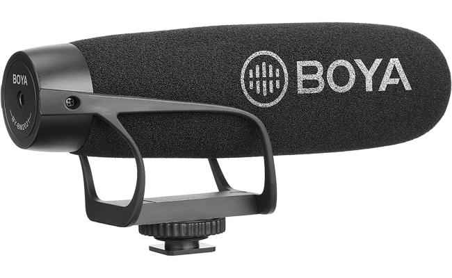 BOYA BY-BM2021 Wired On-Camera Super-Cardioid Shotgun Microphone for PC, Laptops and Smartphone