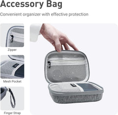 Gadget Organizer Case (Grey) & GL.iNet GL-MT3000 (Beryl AX) Pocket-Sized Wi-Fi 6 AX3000 Wireless Travel Gigabit Router