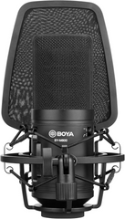 Boya M800 Large Diaphragm Condenser Microphone with Shock Mount & Pop Shield