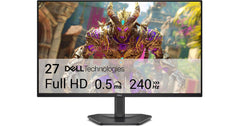 Dell SE2726HG 27" FHD 1080p Flat Gaming Monitor, IPS, 240Hz, 0.5ms GTG (Extreme Mode), HDR, 99% sRGB, AMD FreeSync Premium w/ HDMI 2.1 (TMDS) PS5 120Hz & VRR Support